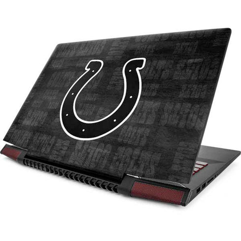 NFL Indianapolis Colts Black & White Lenovo IdeaPad Skin