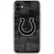 NFL Indianapolis Colts Black & White iPhone 11 Clear Case