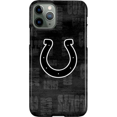 NFL Indianapolis Colts Black & White iPhone 11 Pro Lite Case