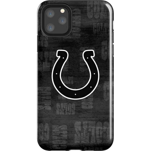 NFL Indianapolis Colts Black & White iPhone 11 Pro Max Impact Case