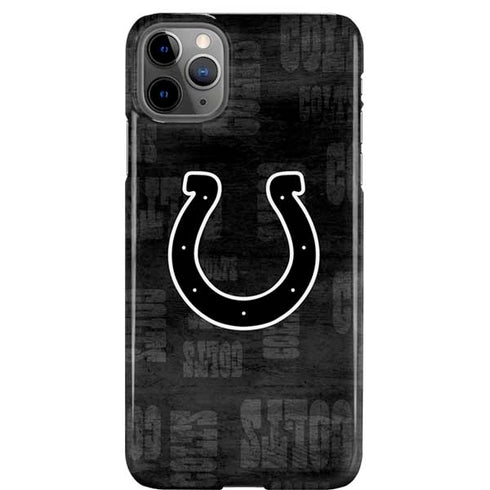 NFL Indianapolis Colts Black & White iPhone 11 Pro Max Lite Case
