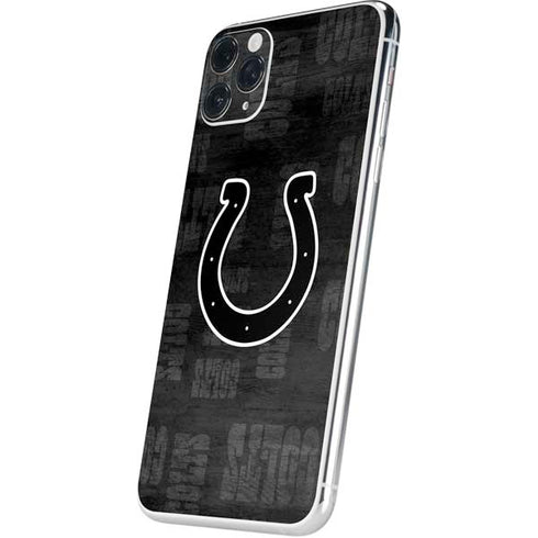 NFL Indianapolis Colts Black & White iPhone 11 Pro Max Skin