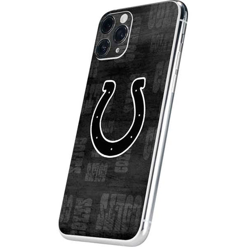 NFL Indianapolis Colts Black & White iPhone 11 Pro Skin
