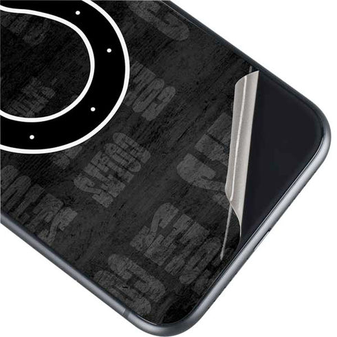 NFL Indianapolis Colts Black & White iPhone 11 Skin
