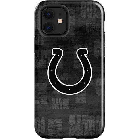 NFL Indianapolis Colts Black & White iPhone 12 Impact Case