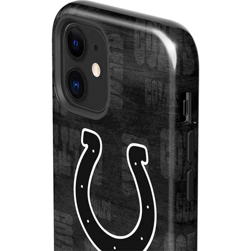 NFL Indianapolis Colts Black & White iPhone 12 Impact Case