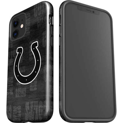 NFL Indianapolis Colts Black & White iPhone 12 Impact Case
