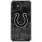 NFL Indianapolis Colts Black & White iPhone 12 Mini Clear Case