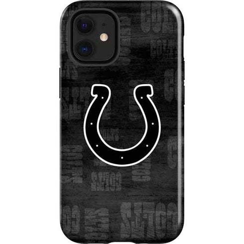 NFL Indianapolis Colts Black & White iPhone 12 Mini Impact Case