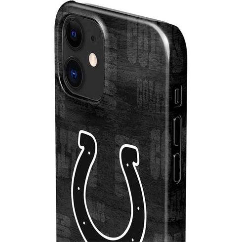 NFL Indianapolis Colts Black & White iPhone 12 Mini Lite Case