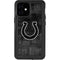 NFL Indianapolis Colts Black & White iPhone 12 Mini Waterproof Case