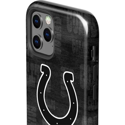 NFL Indianapolis Colts Black & White iPhone 12 Pro Impact Case