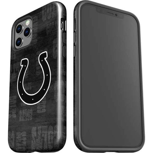 NFL Indianapolis Colts Black & White iPhone 12 Pro Impact Case