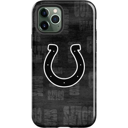 NFL Indianapolis Colts Black & White iPhone 12 Pro Max Impact Case