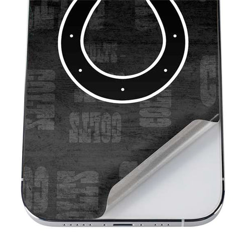 NFL Indianapolis Colts Black & White iPhone 12 Pro Max Skin