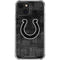 NFL Indianapolis Colts Black & White iPhone 13 Mini Clear Case