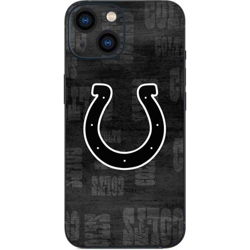 NFL Indianapolis Colts Black & White iPhone 13 Mini Skin