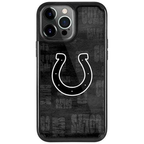 NFL Indianapolis Colts Black & White iPhone 13 Pro Cargo Case