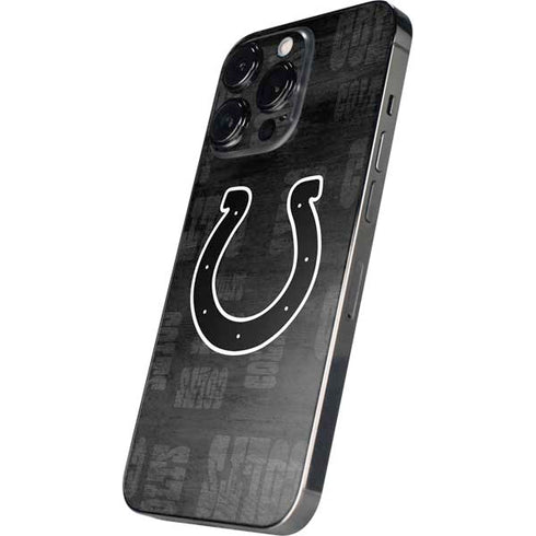 NFL Indianapolis Colts Black & White iPhone 13 Pro Max Skin