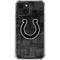 NFL Indianapolis Colts Black & White iPhone 14 Clear Case
