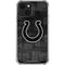 NFL Indianapolis Colts Black & White iPhone 15 Plus Clear Case