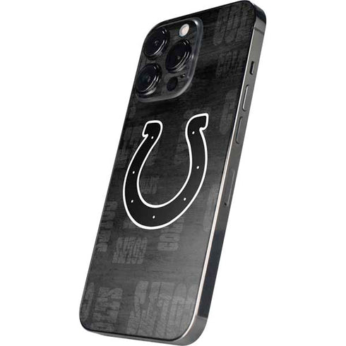 NFL Indianapolis Colts Black & White iPhone 14 Pro Max Skin