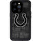 NFL Indianapolis Colts Black & White iPhone 14 Pro Waterproof Case