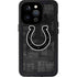 NFL Indianapolis Colts Black & White iPhone 14 Pro Waterproof Case