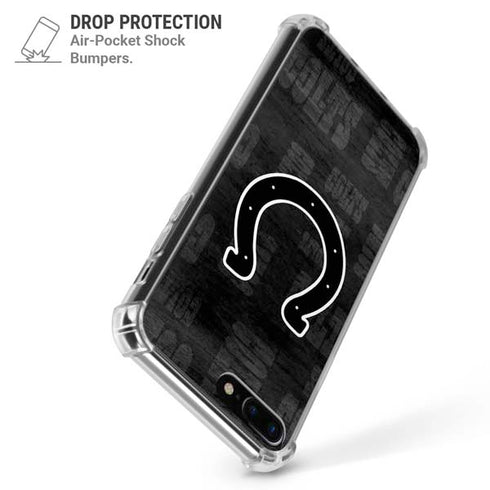 NFL Indianapolis Colts Black & White iPhone 7/8 Plus Clear Case