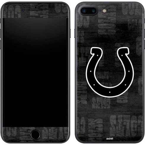 NFL Indianapolis Colts Black & White iPhone 8 Plus Skin