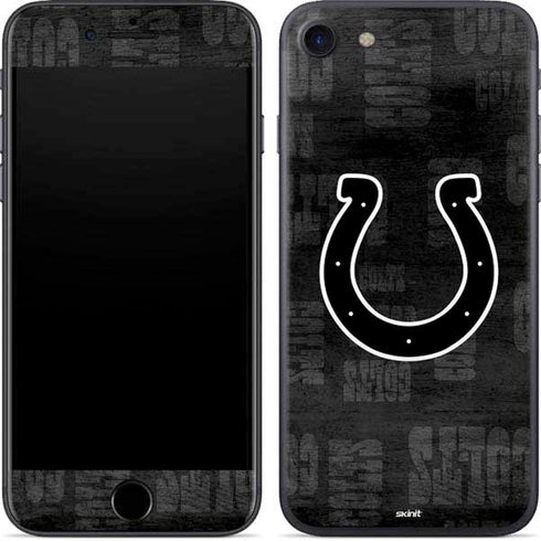 NFL Indianapolis Colts Black & White iPhone SE (2nd & 3rd Gen) Skin