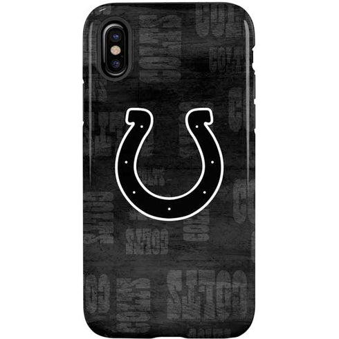 NFL Indianapolis Colts Black & White iPhone X Pro Case