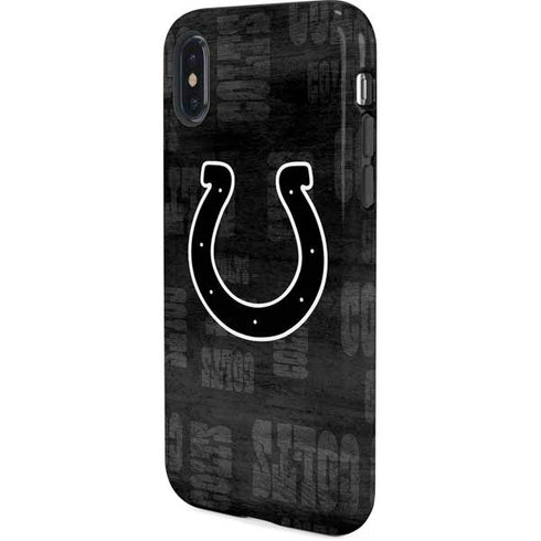 NFL Indianapolis Colts Black & White iPhone X Pro Case