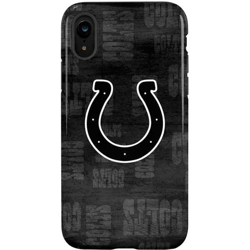 NFL Indianapolis Colts Black & White iPhone XR Pro Case