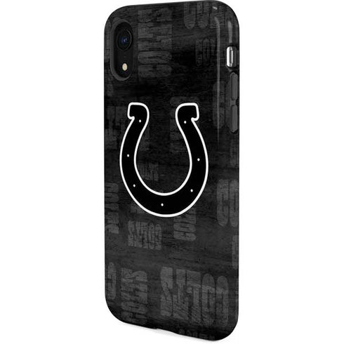 NFL Indianapolis Colts Black & White iPhone XR Pro Case