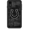 NFL Indianapolis Colts Black & White iPhone XR Waterproof Case