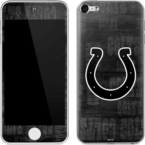 NFL Indianapolis Colts Black & White Apple iPod Skin
