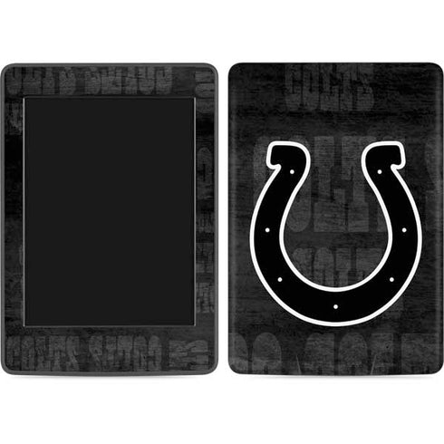 NFL Indianapolis Colts Black & White Amazon Kindle Skin