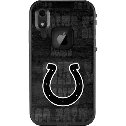 NFL Indianapolis Colts Black & White LifeProof Fre iPhone Skin