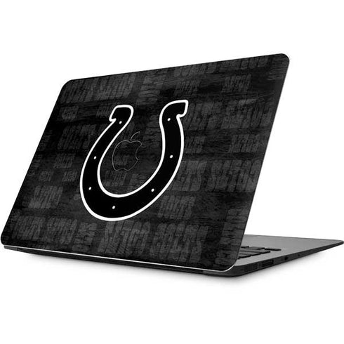 NFL Indianapolis Colts Black & White Apple MacBook Skin