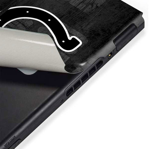 NFL Indianapolis Colts Black & White Nintendo Switch Bundle Skin