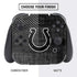 NFL Indianapolis Colts Black & White Nintendo Switch Bundle Skin