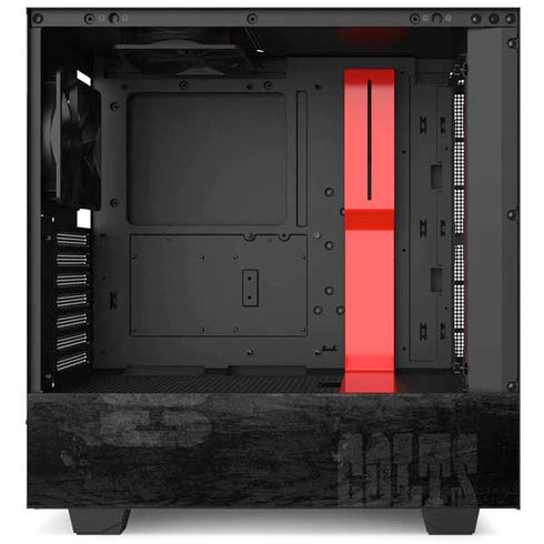 NFL Indianapolis Colts Black & White NZXT H510 Compact ATX Mid-Tower Case Skin