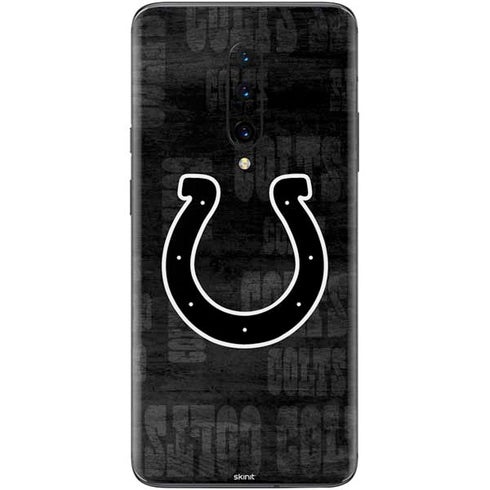 NFL Indianapolis Colts Black & White OnePlus 7 Pro Skin