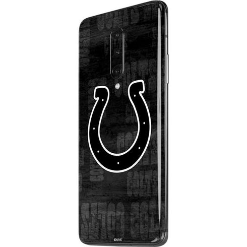NFL Indianapolis Colts Black & White OnePlus 7 Pro Skin