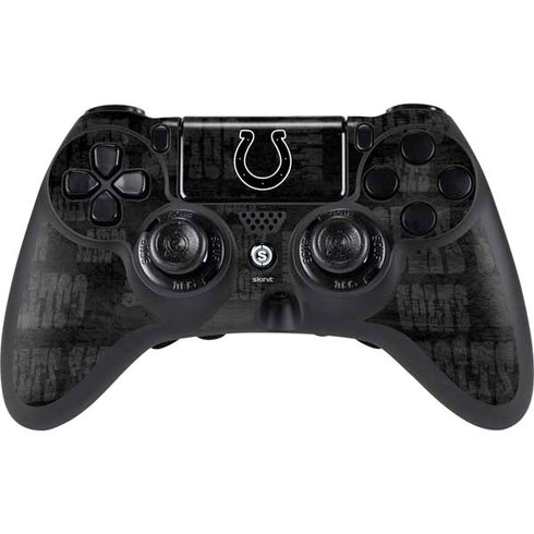 NFL Indianapolis Colts Black & White PS4/PC SCUF Impact Controller Skin