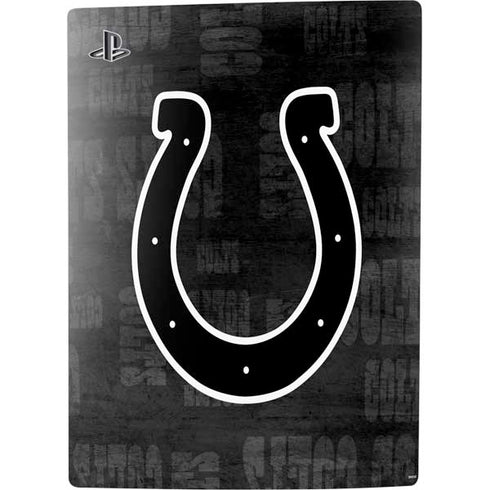 NFL Indianapolis Colts Black & White PS5 Bundle Skin