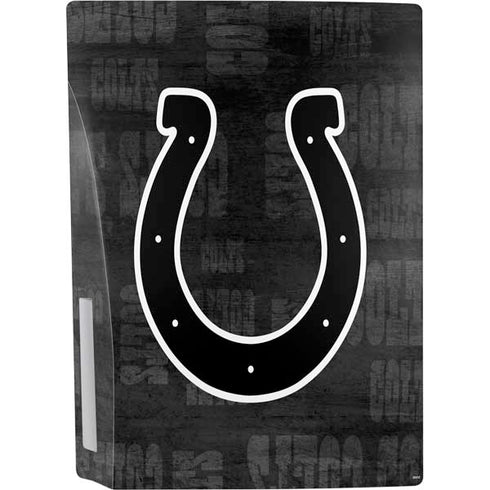NFL Indianapolis Colts Black & White PS5 Console Skin