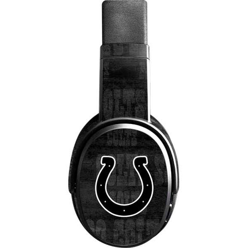 NFL Indianapolis Colts Black & White Skullcandy Crusher Wireless Skin