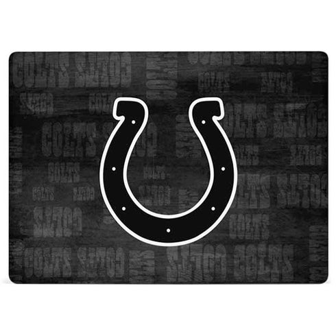 NFL Indianapolis Colts Black & White Surface Laptop 2 Skin